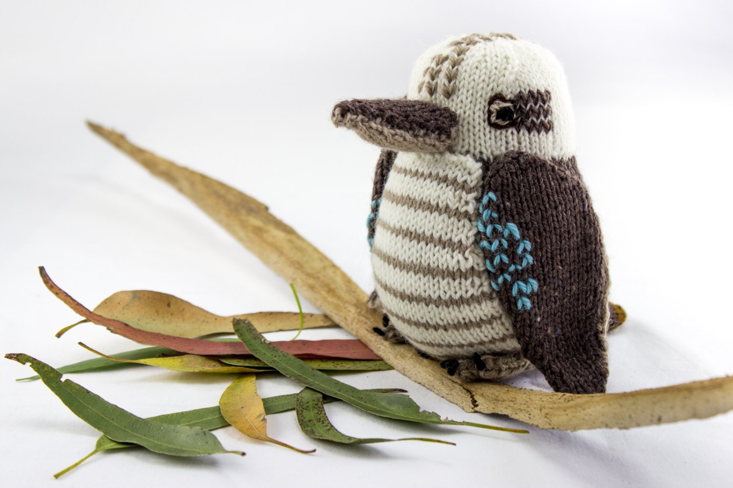 KNITTING PATTERN Toy Knitting Pattern Kookaburra Wildlife