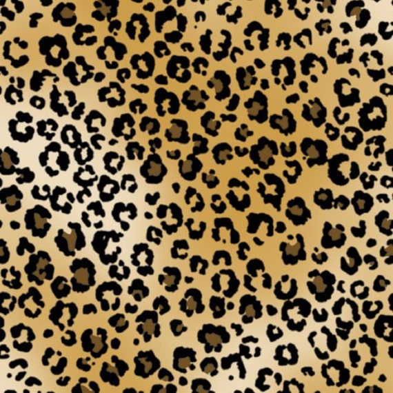 Safari Fabric Cheetah/Leopard Animal Print by Bethany