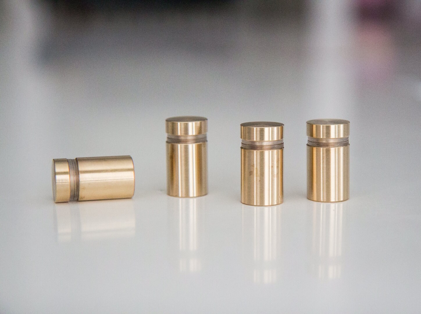 LARGE standoff bolts in Brass