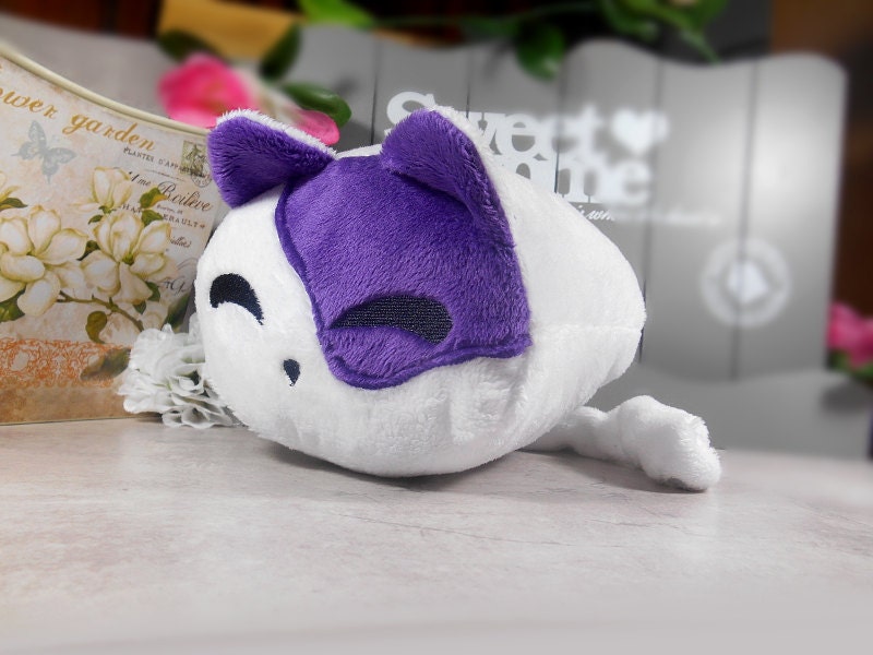 Cat plush cuddly plushie kawaii marshmallow cat cute by Siachi