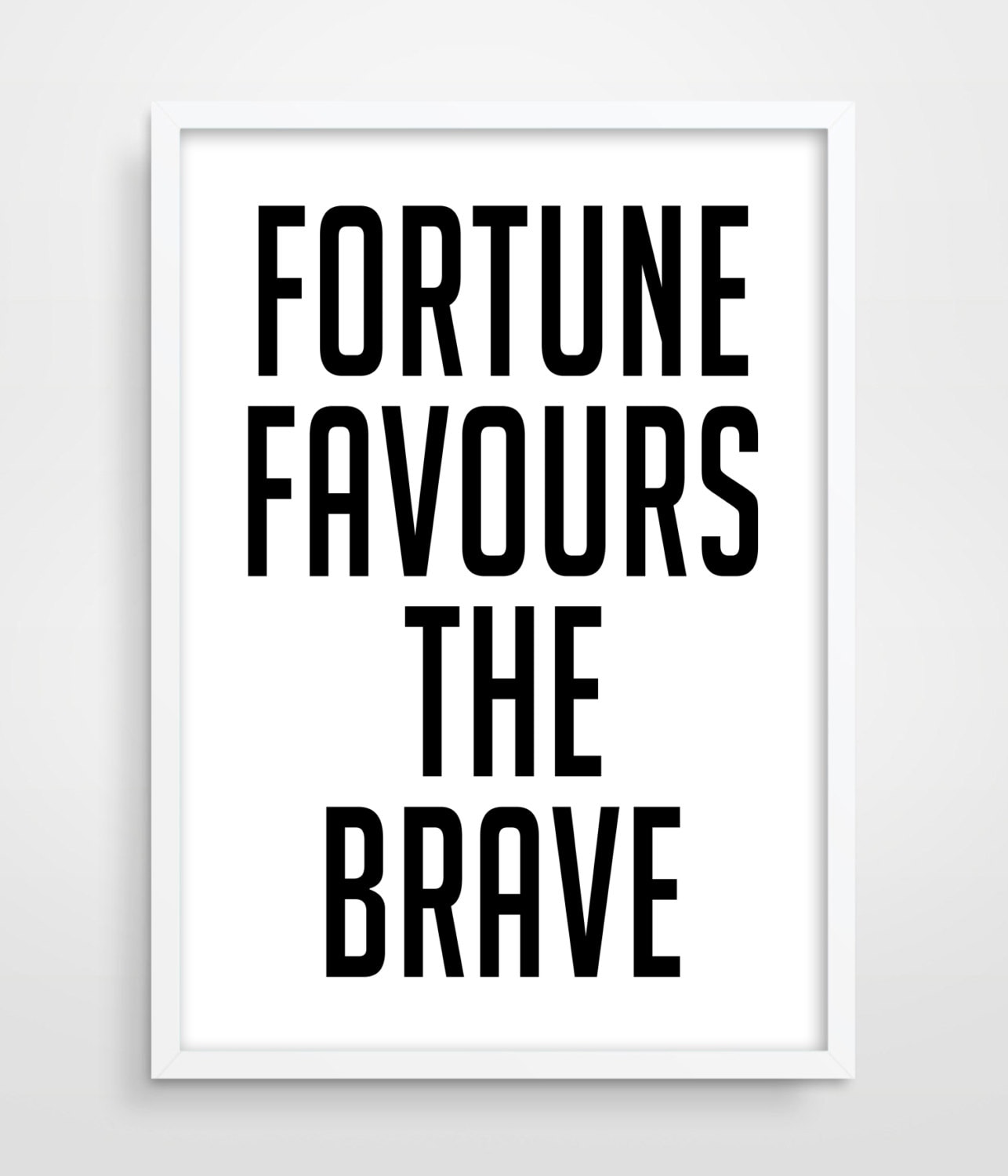 where did fortune favors the brave come from