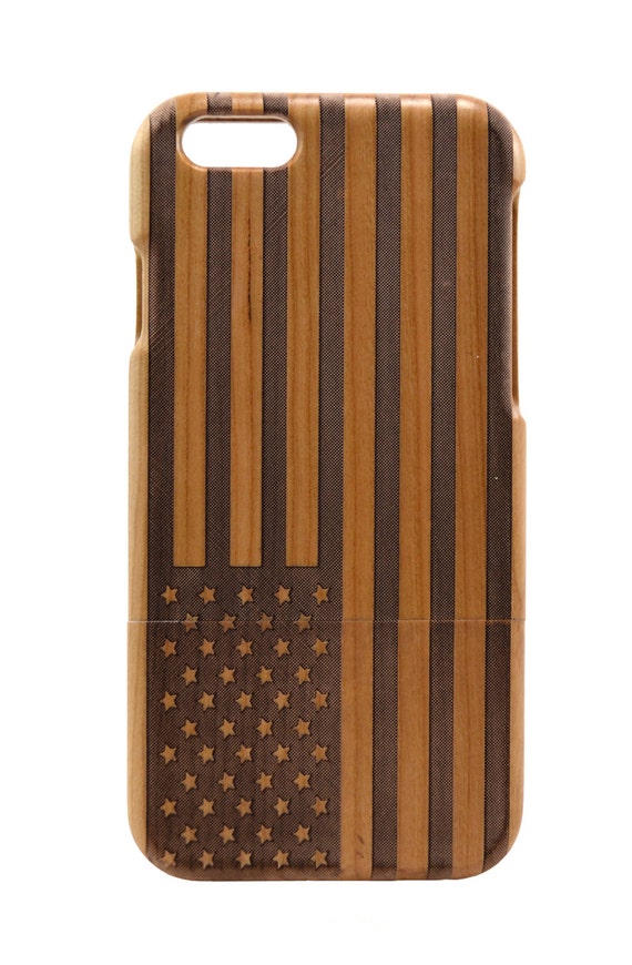 Wooden American Flag iPhone 6 Case