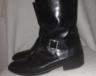 Martine Sitbon Men's Boots Black Leather