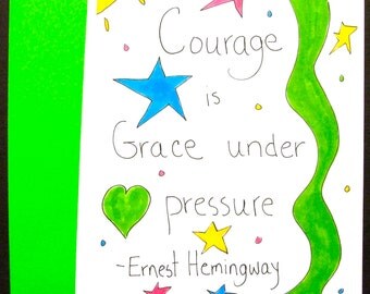Grace under pressure | Etsy