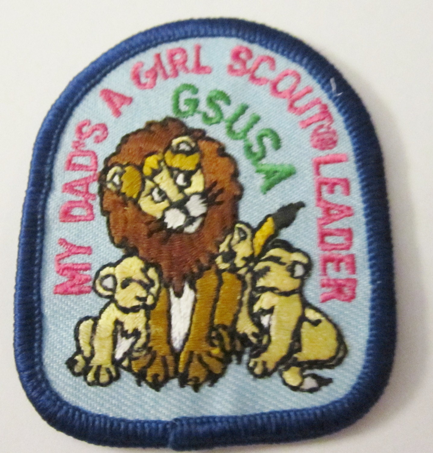 Girl Scout Fun Patch With Lion My Dads A By Allthingsgirlscout 1171