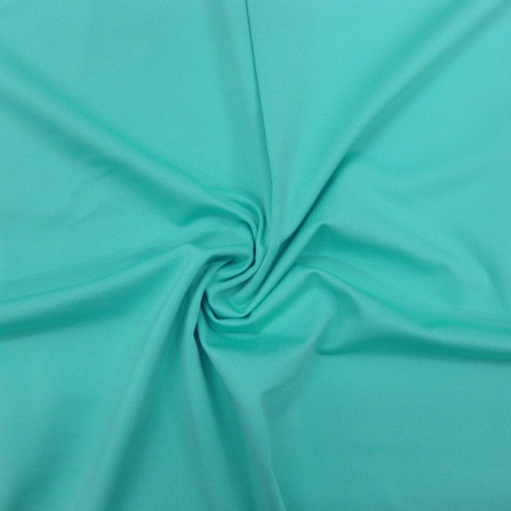 Light Turquoise Stretch Fabric Sale 4 Way Lycra Knit Jersey By