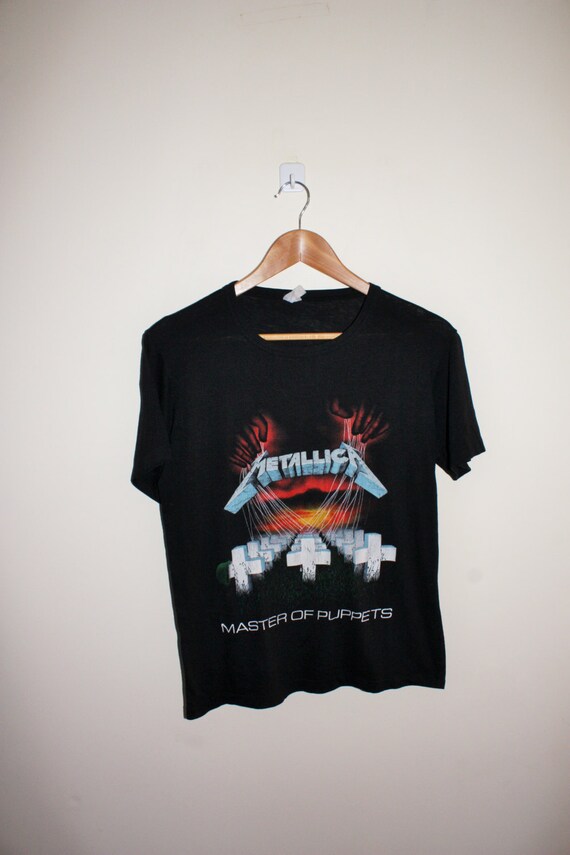 Vintage 80s Metallica Damage Inc. Tour T Shirt