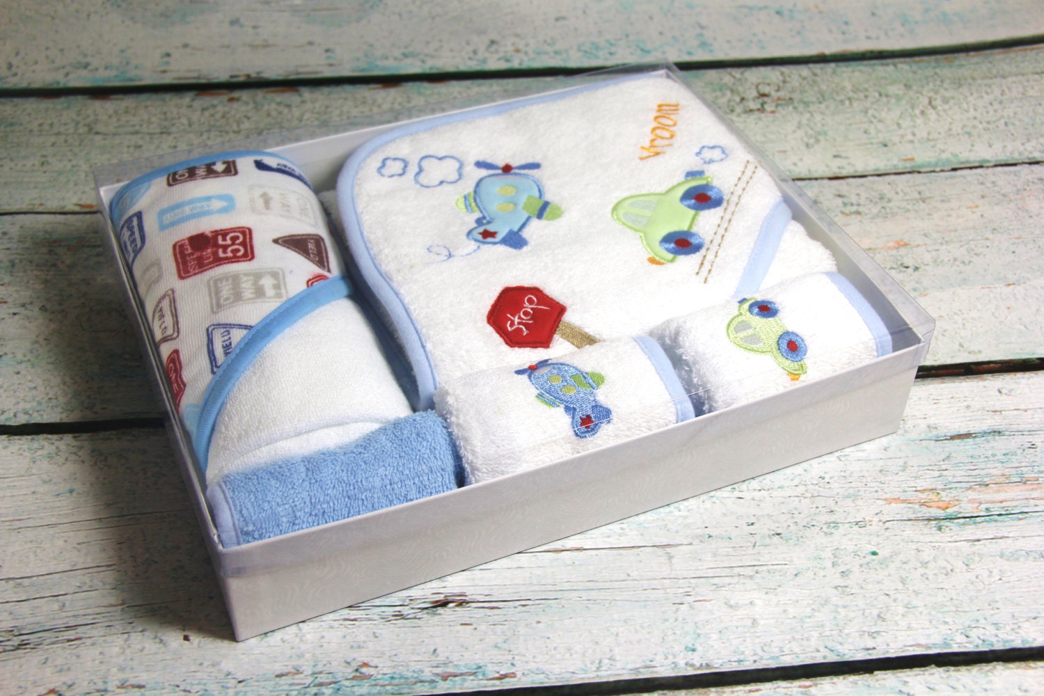 Baby Towel Gift Set by CuteSpirit on Etsy