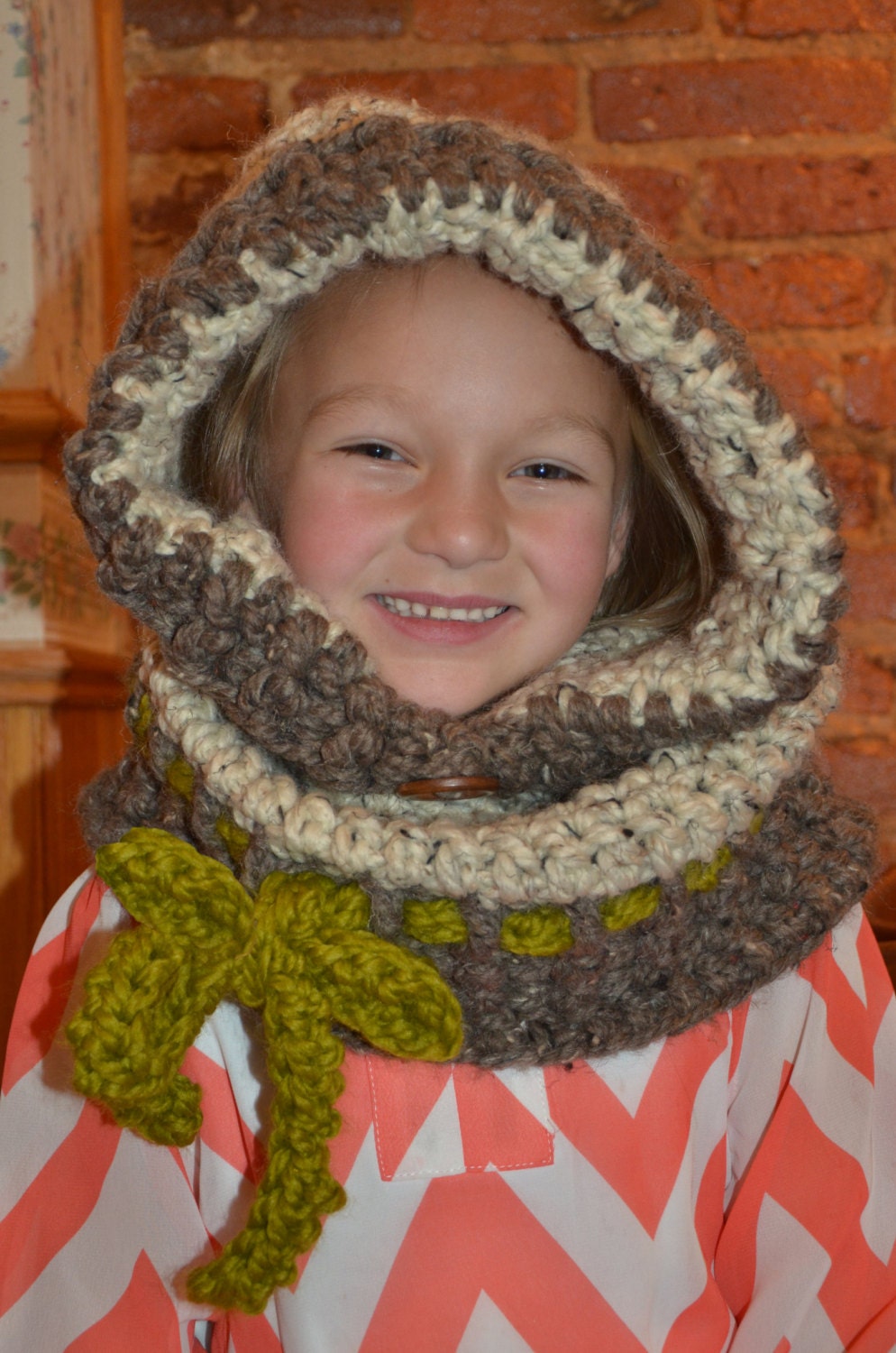 Crochet Hooded Cowl