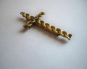 Vintage Winard Cross Pendant Marked Winard