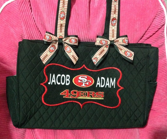 San Francisco 49ers. Personalized Diaper by SheColorsWithThread