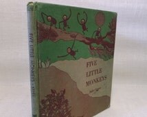 Popular items for five little monkeys on Etsy