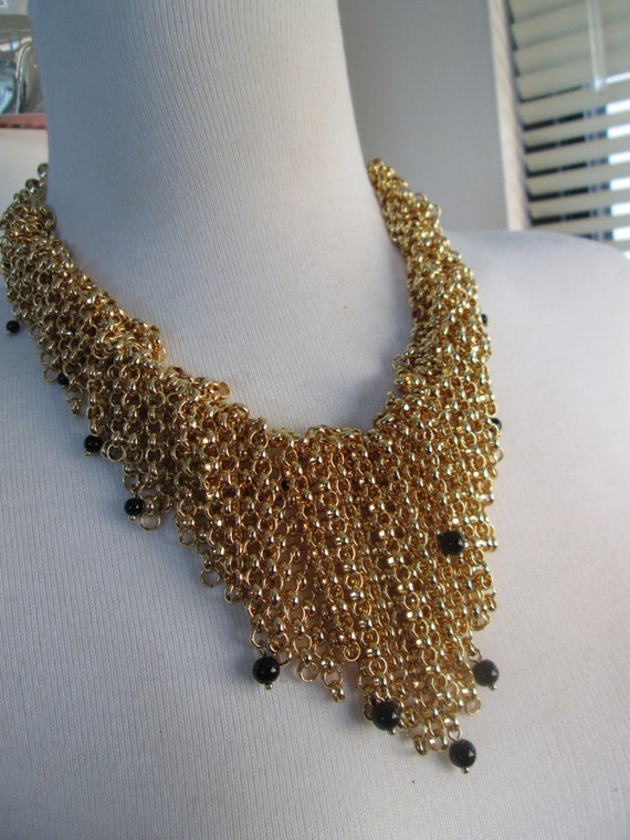 RESERVED FOR PCH1 Joan Rivers Gold Fringe Necklace