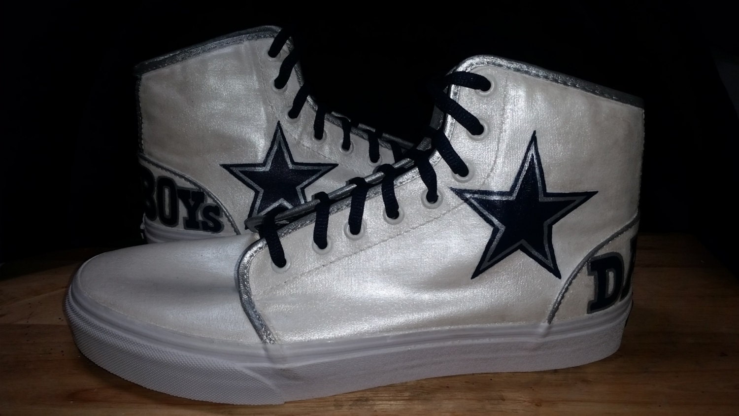 Vans Dallas Cowboys Men's Customs Size 10