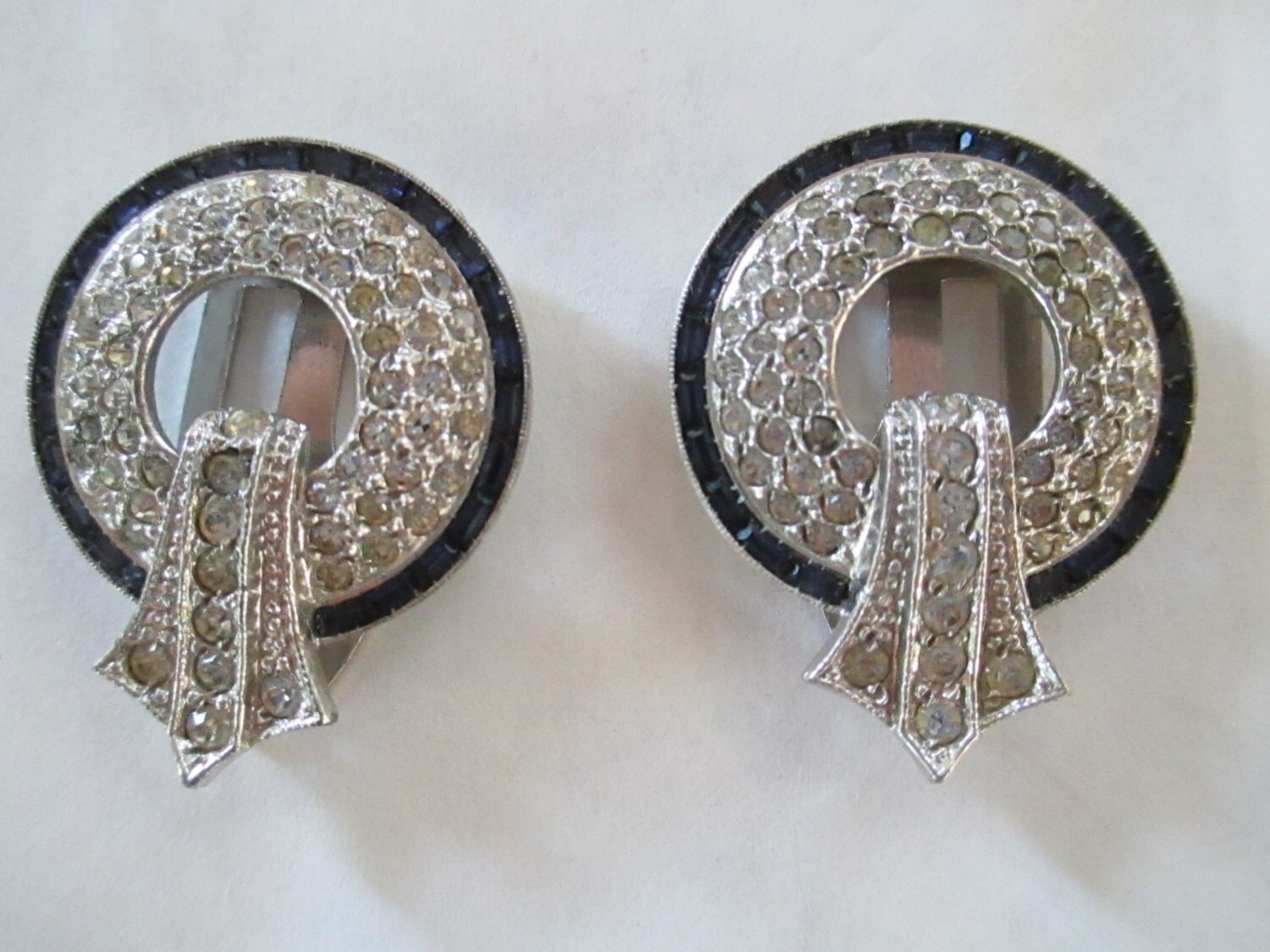 Antique Shoe Clips with Multiple Mini by SilkRoadBoutique on Etsy