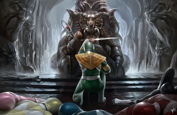 Green Ranger Death of Power Rangers 11x17 Digital by PROSSCOMICS