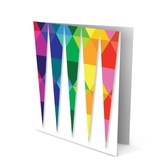 The Pointy Triangles Greeting Card