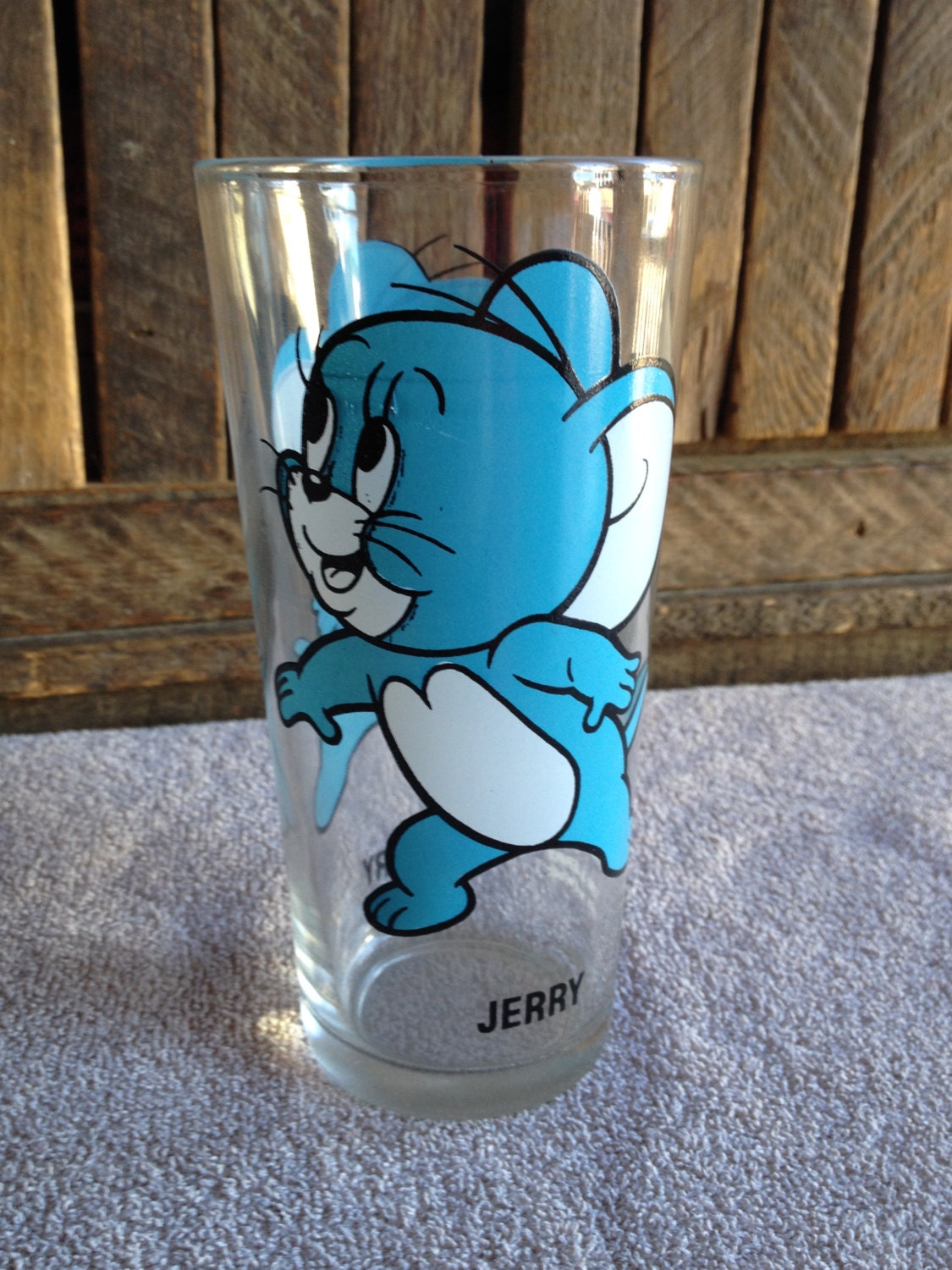 Vintage Jerry Glass from Pepsi Series Character Glasses 1975