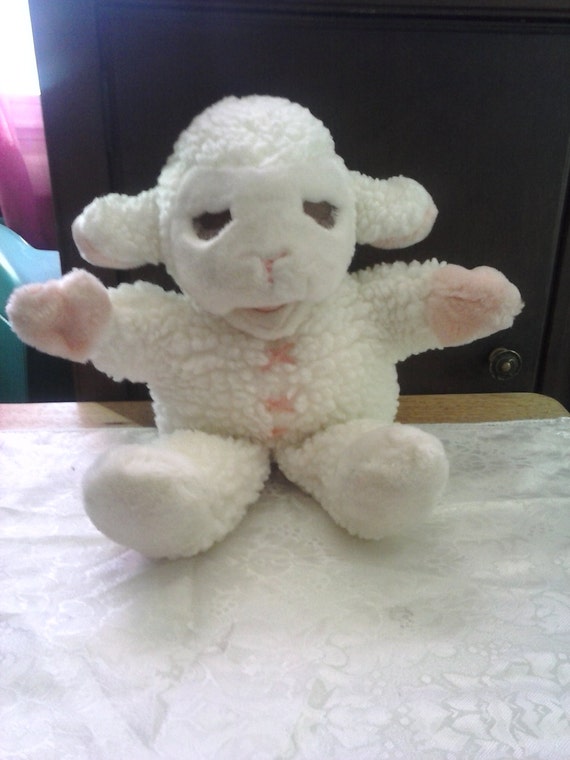 Lamb chop puppet by on Etsy