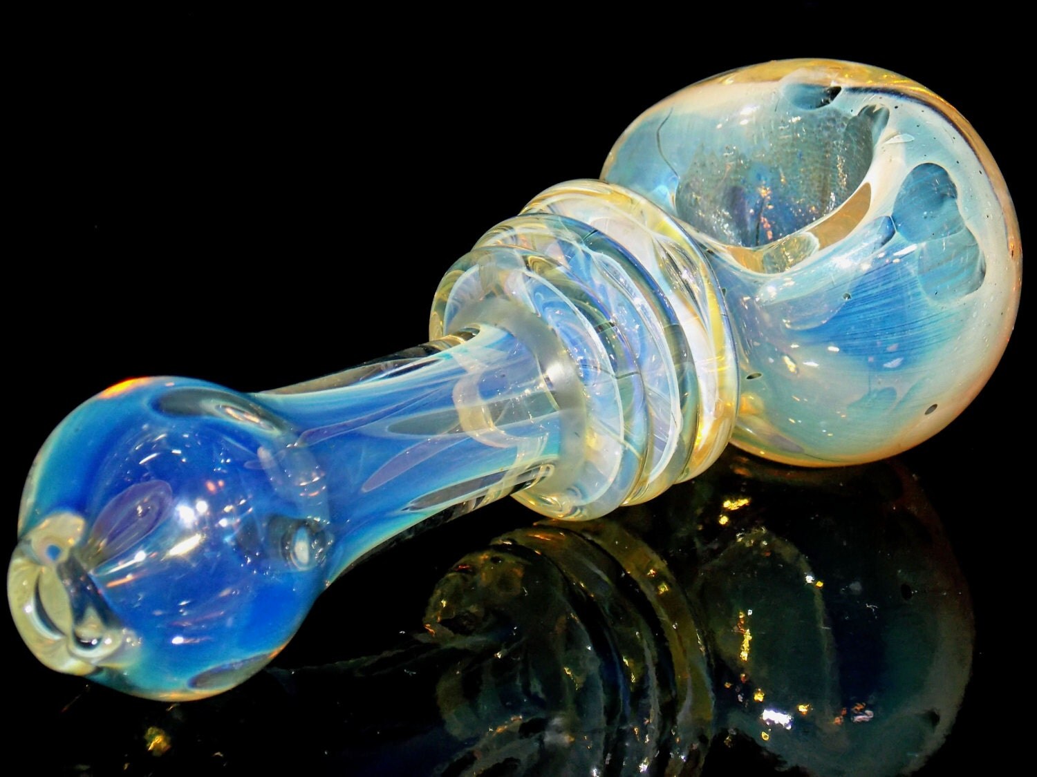 Color Changing Glass Smoking Pipe Fumed with by VisceralAntagonisM