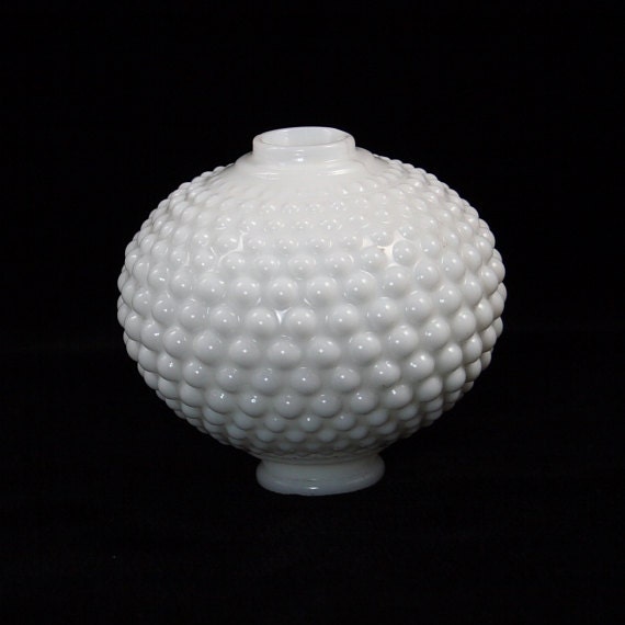 Hobnail hobnail Milkglass Round Part  parts Replacement milk Lamp lamp replacement glass