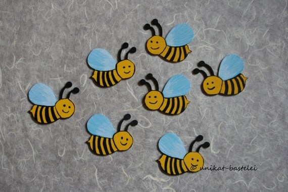 Biene 5er Set aus Holz