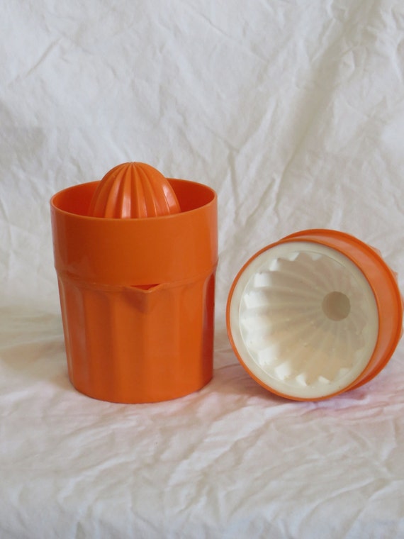 Retro Orange Plastic Citrus Juicer by MiRetroRevival on Etsy