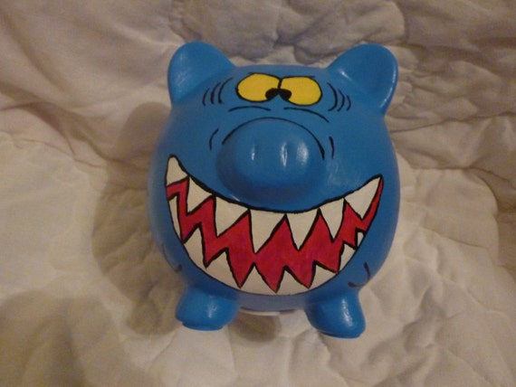 plush shark piggy bank