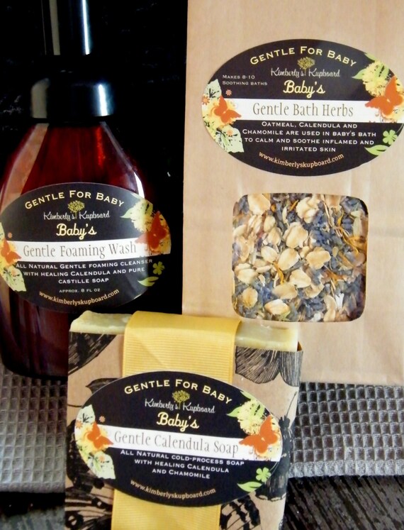 Baby's Bath Herbs for Relaxing before bedtime by KimberlysKupboard