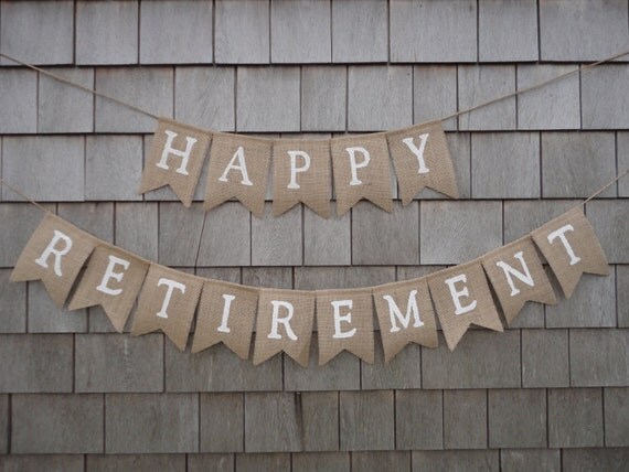 Retirement Party Decor Retirement Banner By