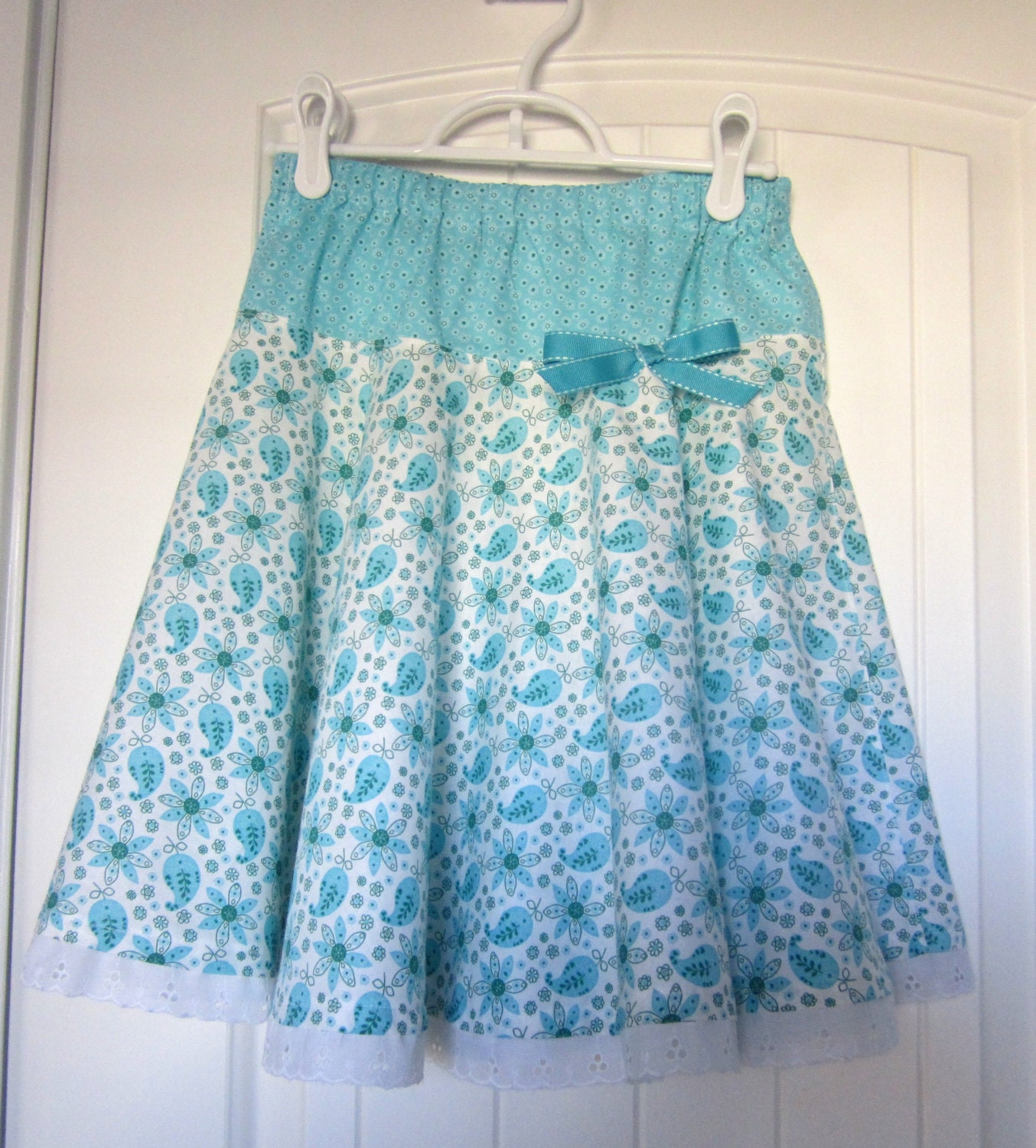 Girls Circle Skirt Girls Skirt HandmadeGirls Full Circle