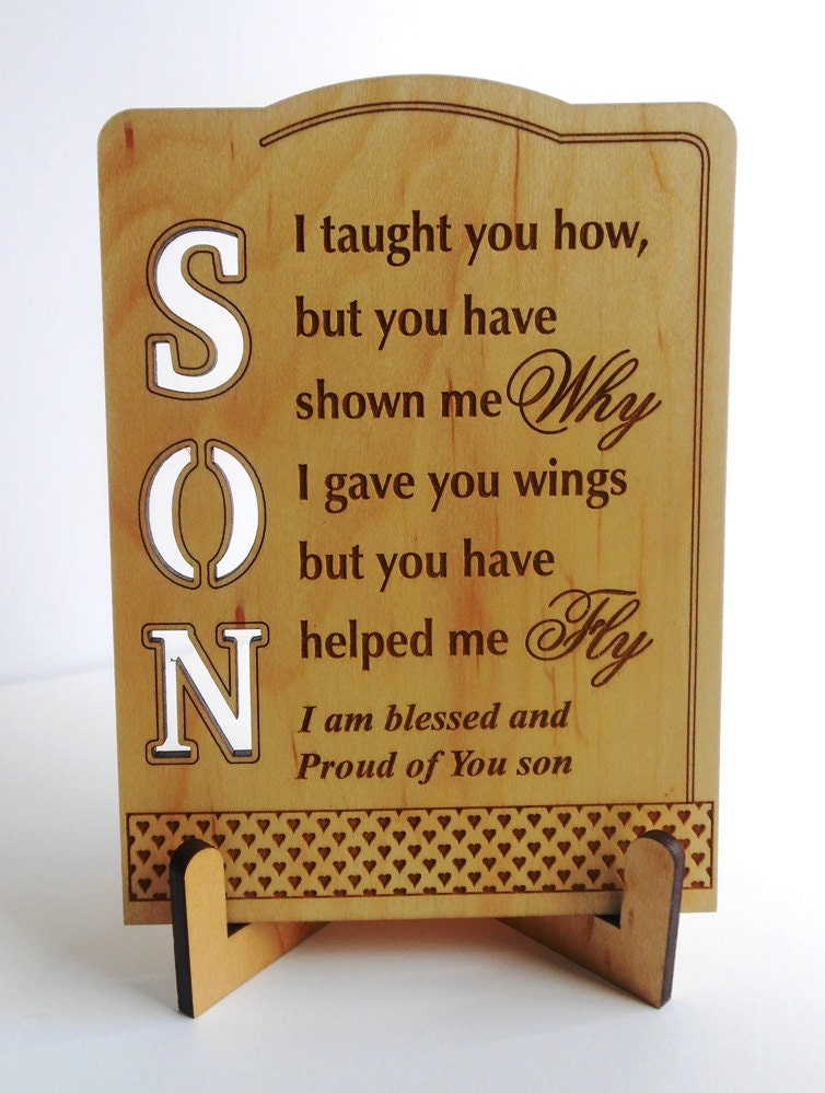 Son Custom Gift Gift to my Son Son Keepsake Beloved Son