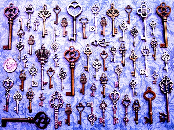 68 Bulk Lot Skeleton Keys Replicas