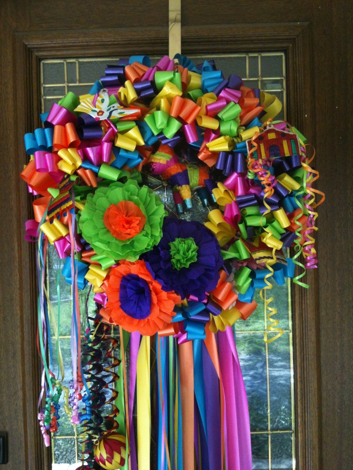 Fiesta Wreath Fiesta Wreath 24in Custom by princessandthemonkey