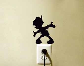 Pinocchio Fabric Decal - Nursery Wall Decor - Baby Room Wall Sticker