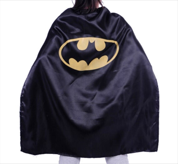 Adult or children cosplay Batman cape 25 by RaveWonderlandStore