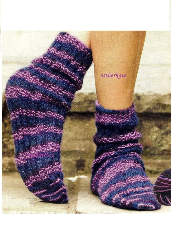 VINTAGE knitting pattern pdf, easy to knit tube spiral ...