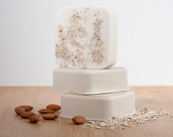 Almond Oatmeal Soap, oatmeal soap, almond soap, shea butter soap, All Natural Soap, Bar Soap