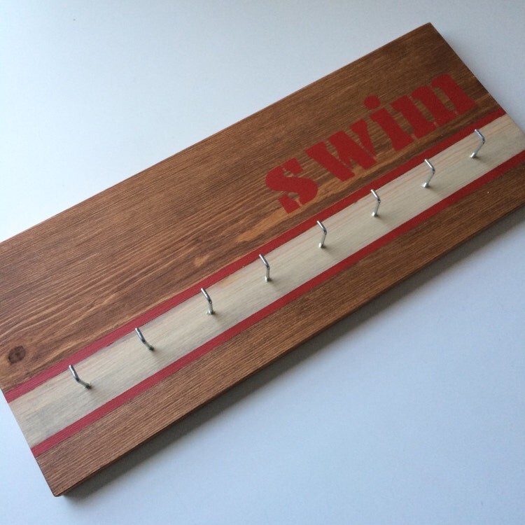 Swim Award Ribbon Holder medal holder medal by FreestyleMom