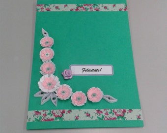 Items similar to 100th Birthday Card. Handmade quilled numbers, change ...