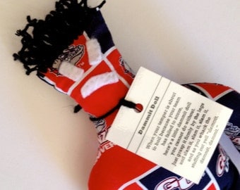 Dammit Doll, Gonzaga University, Classic Square Design Team Fabric, stress relief item