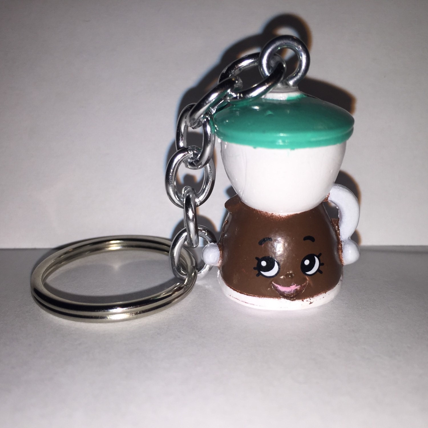 Shopkins Foodie Keychain Coffee Drip repurposed toys LAST