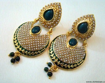 Popular items for kundan jewelry on Etsy