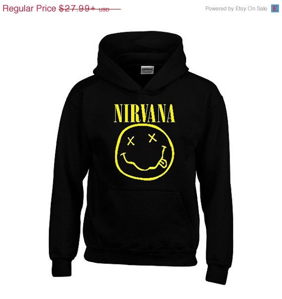 nirvana warped smile hoodie