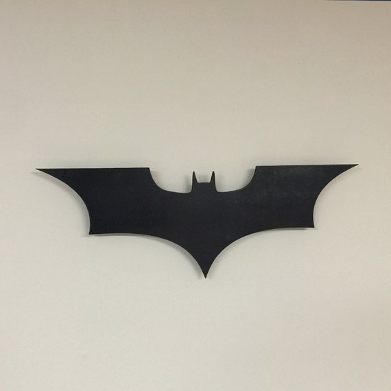 Batman The Dark Knight Wood Logo Cutout by AddictedFurnishings