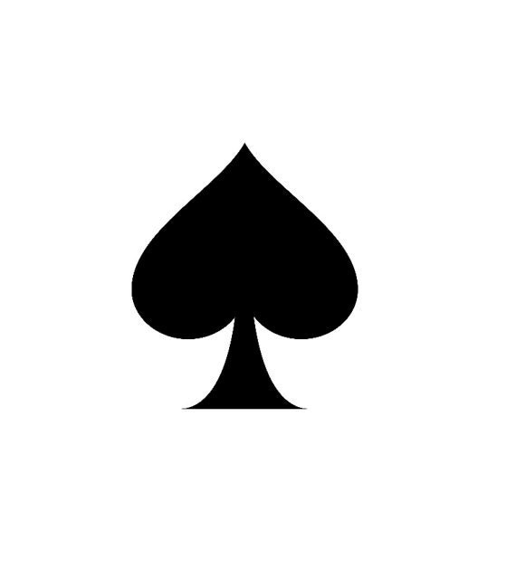 Spade Symbol Deck of Cards