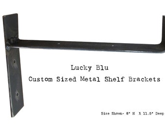 Handmade Metal Shelf Brackets, Industrial Shelf Bracket,Custom Sizes Available