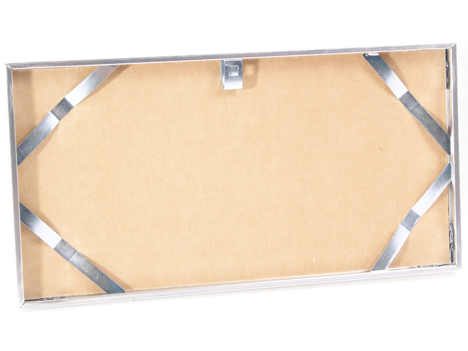 Black License Plate Wall Display Frames, All Aluminum Frame with Pressure Clamps and Hanger