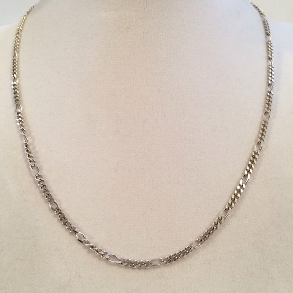 Sterling Silver 925 2.5mm Figaro Chain Necklace 18 by JewelryGeeks