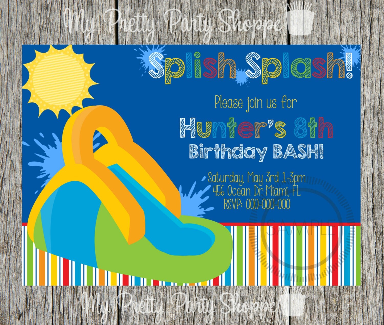 Water Slide / Pool Party / Summer / Bounce House Birthday